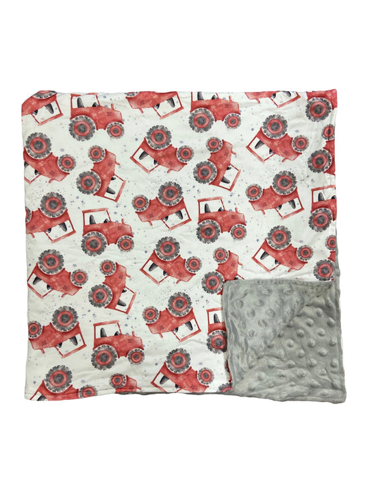 Red Tractor Blanket